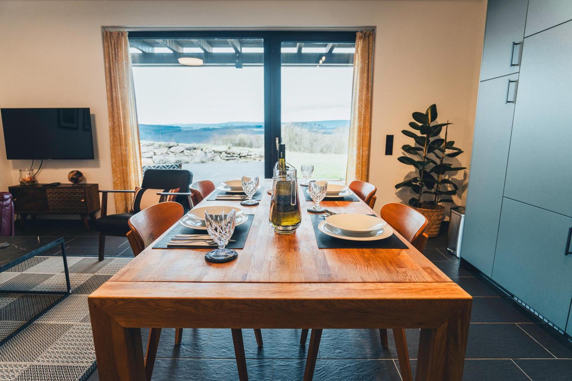 Hunsrueck Valley View Apartment With Cedar Sauna Bruschied Esterno foto