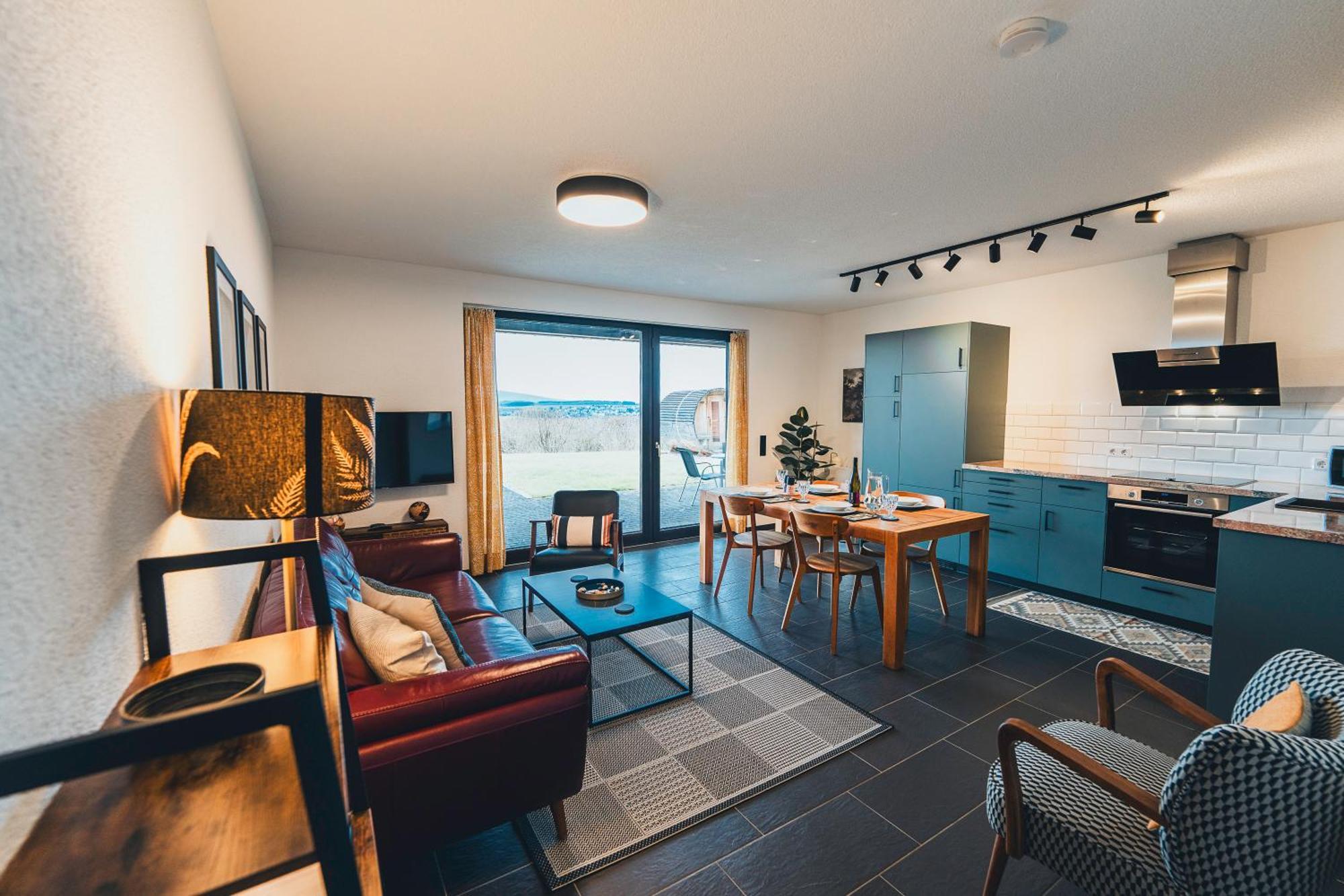 Hunsrueck Valley View Apartment With Cedar Sauna Bruschied Esterno foto